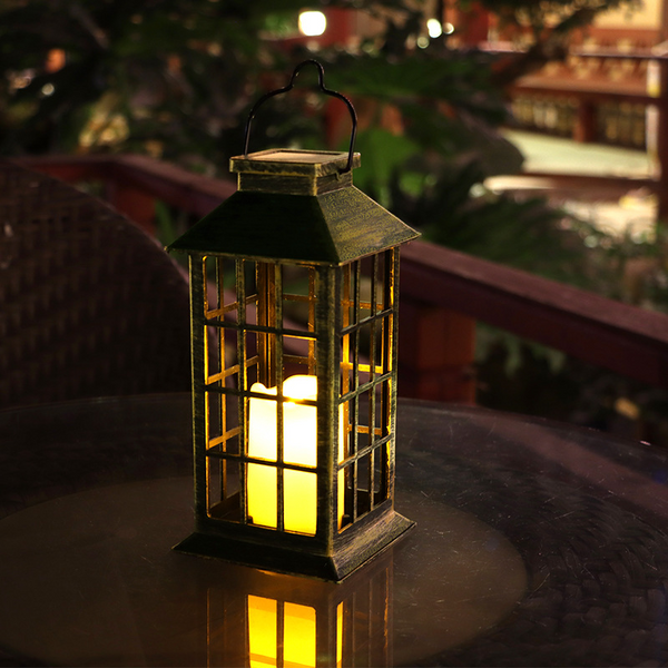 Lampe Solaire d'extérieur Vintage de Rue, lampadaire Solaire d