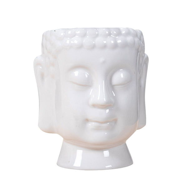 Vase / Pot de Fleur Bouddha en Céramique