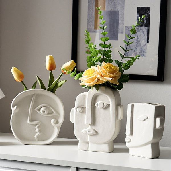 Pot de fleurs visage Picasso - 15cm