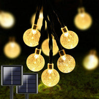 Guirlande Solaire Extérieure LED en Forme d'Ampoule